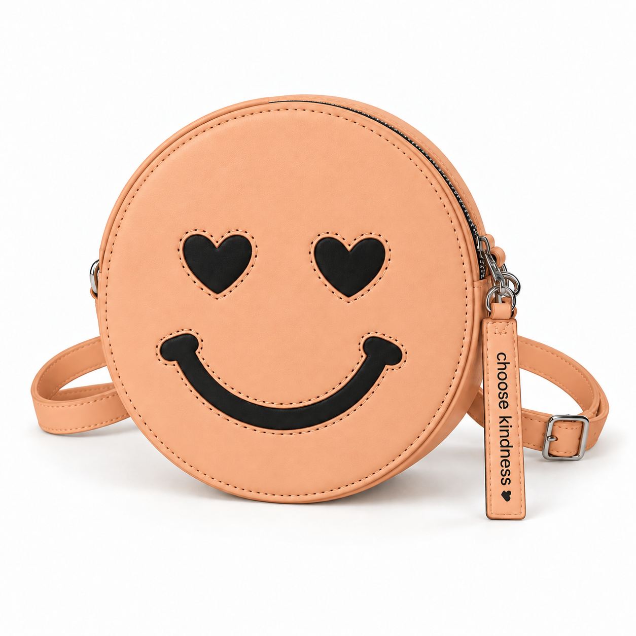 Smile Heart Round Crossbody
