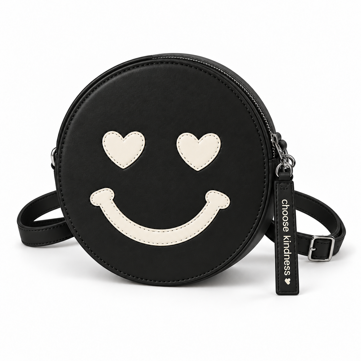 Smile Heart Round Crossbody