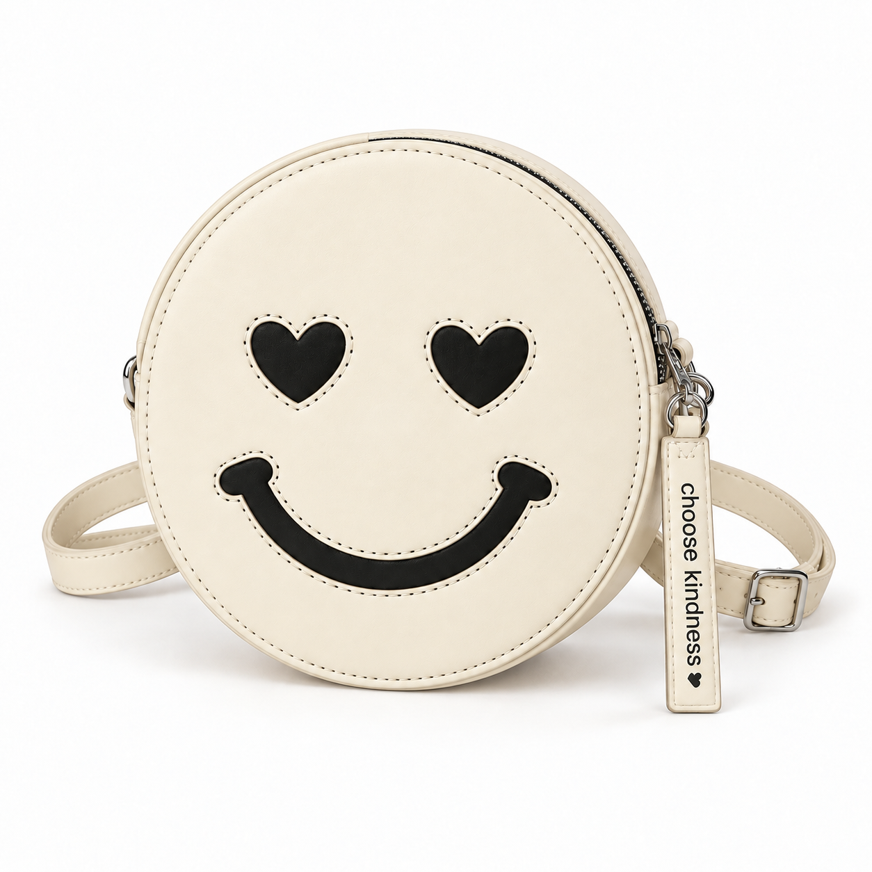 Smile Heart Round Crossbody