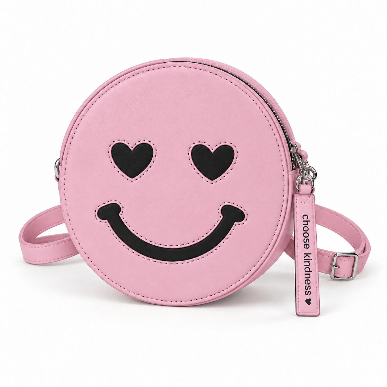 Smile Heart Round Crossbody