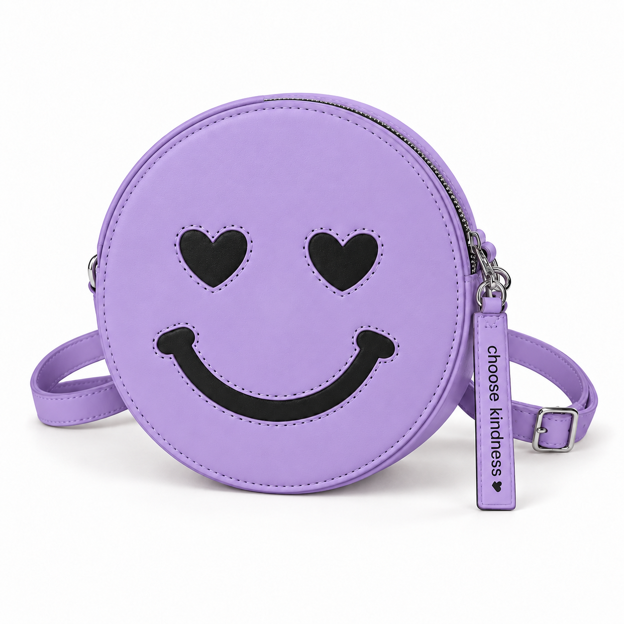 Smile Heart Round Crossbody