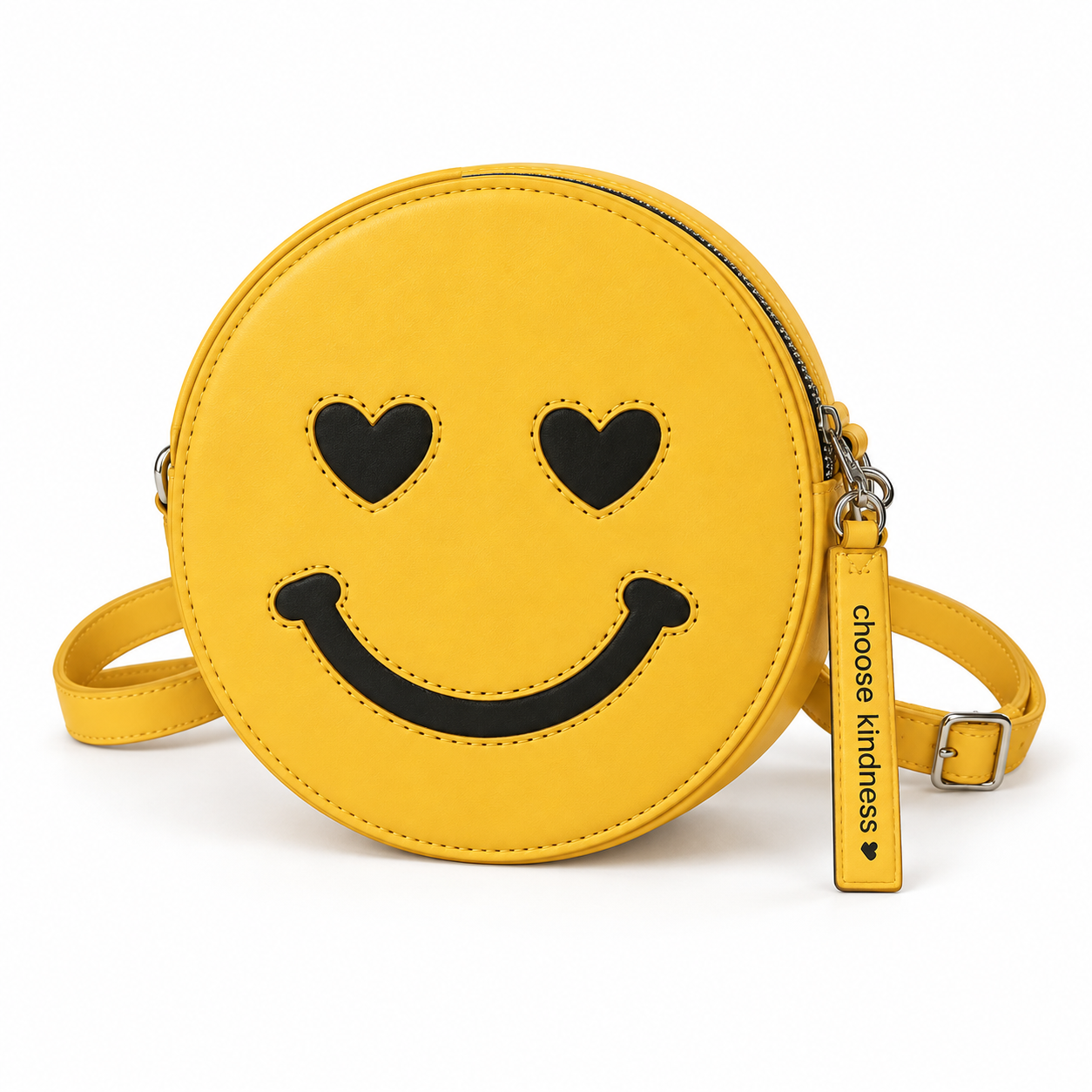 Smile Heart Round Crossbody