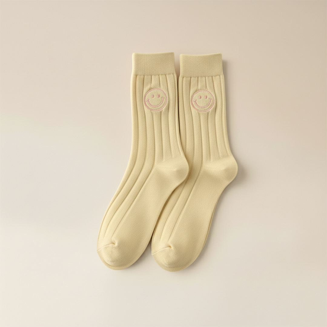 Pastel Smile Socks (5 Pack)