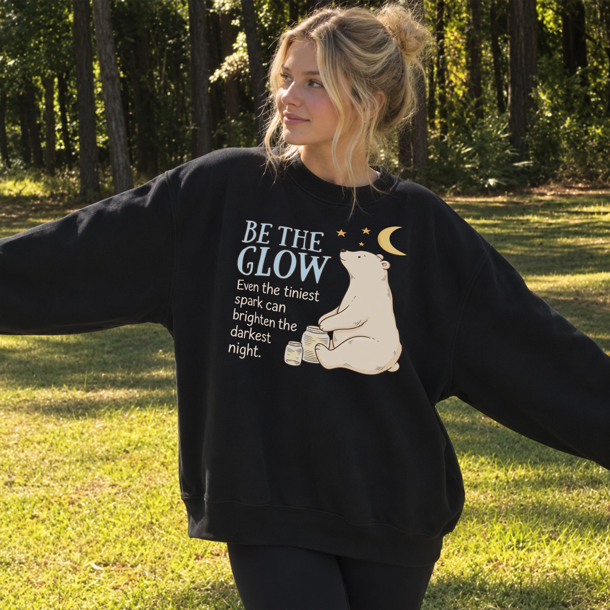 Be The Glow Sweater - Black