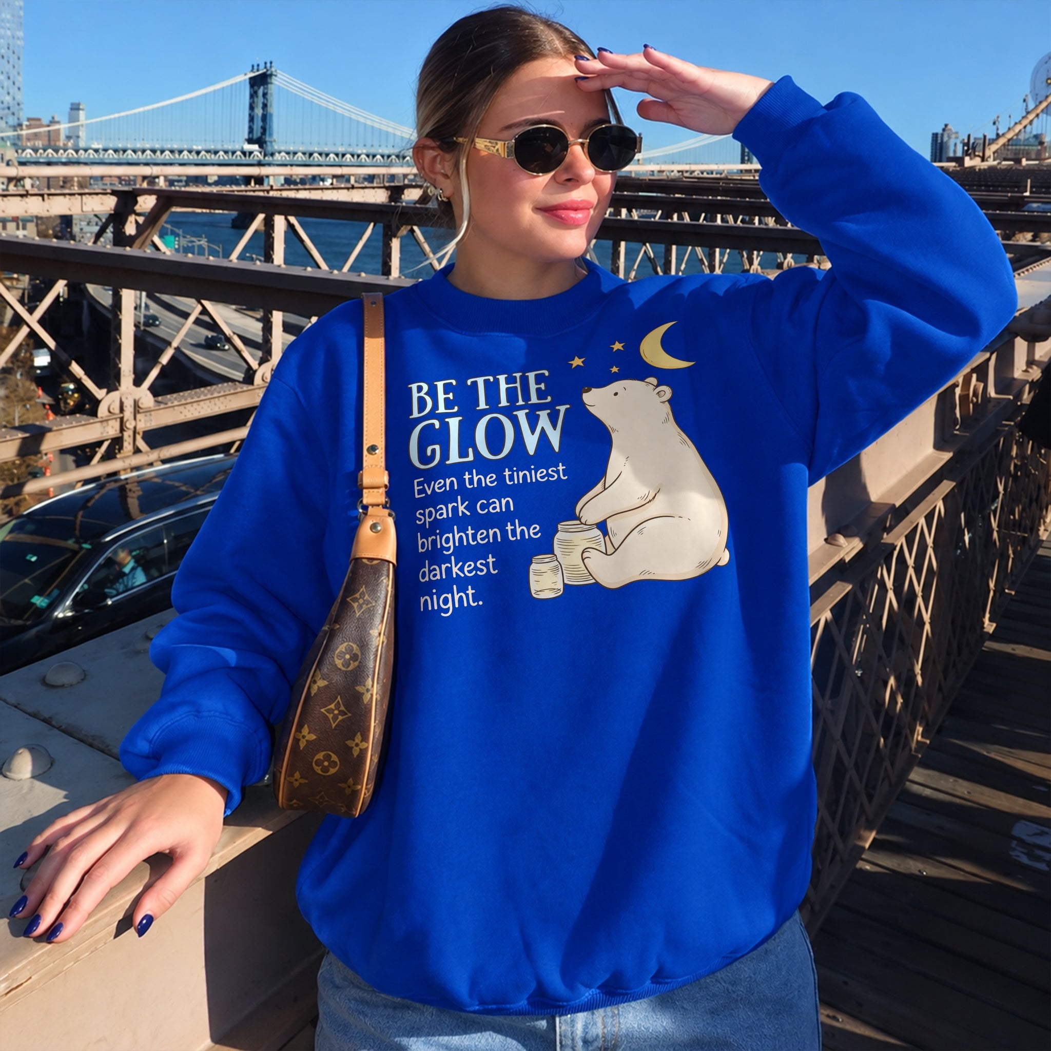 Be The Glow Sweater - Royal Blue