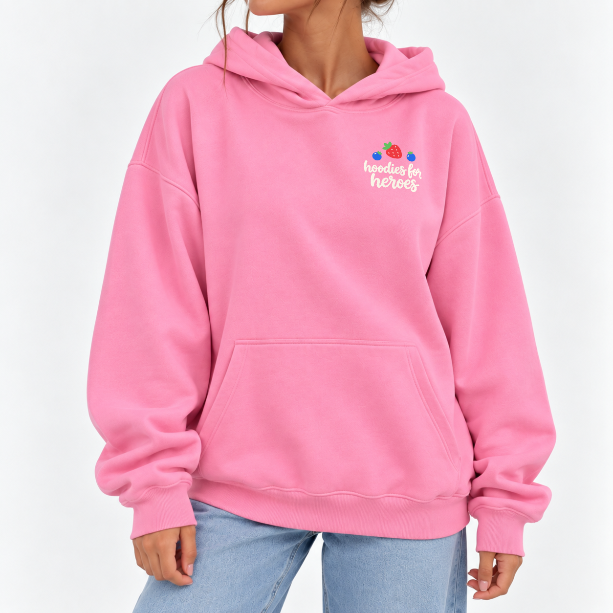 Berry Important Hoodie - Bubblegum