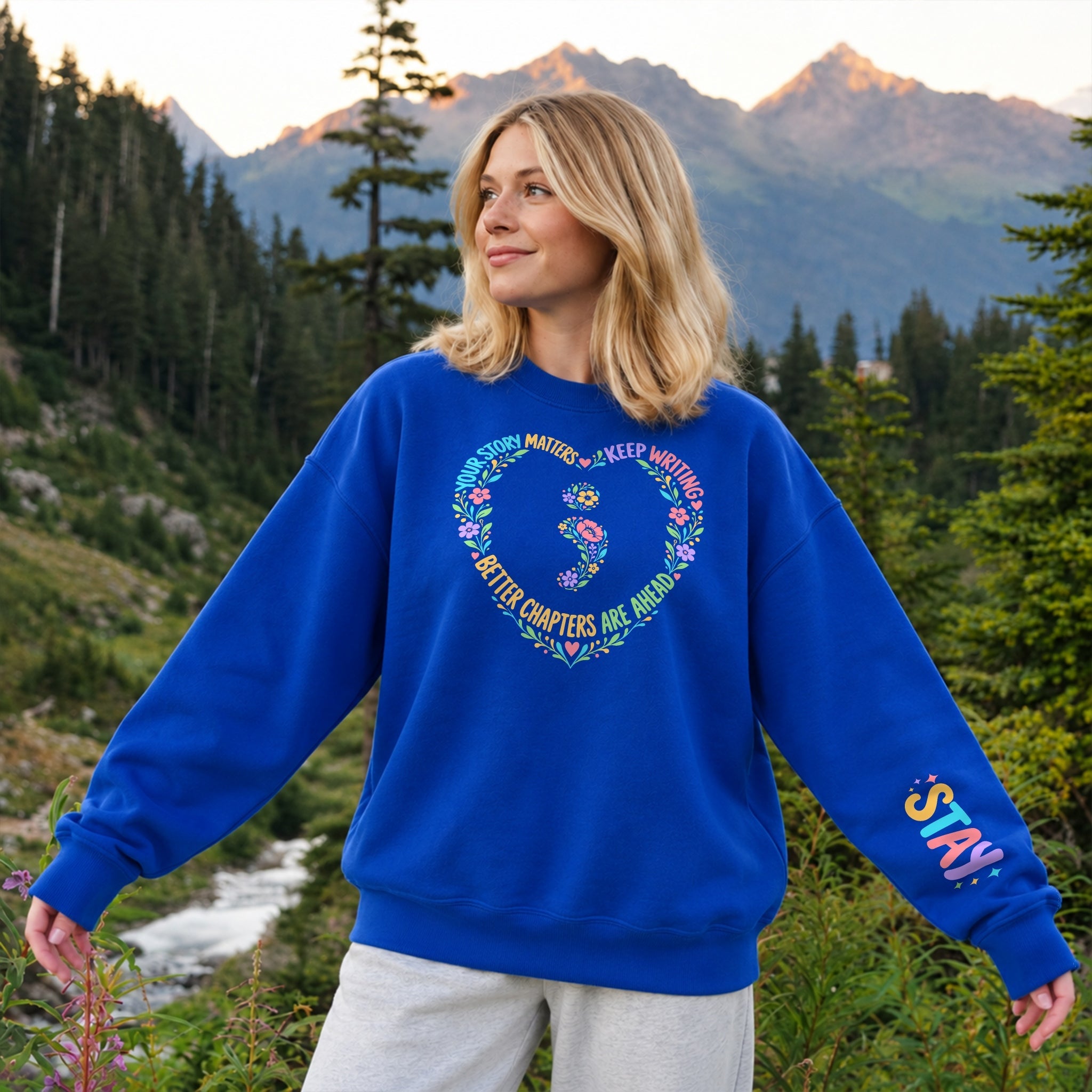 Better Chapters Sweater - Royal Blue