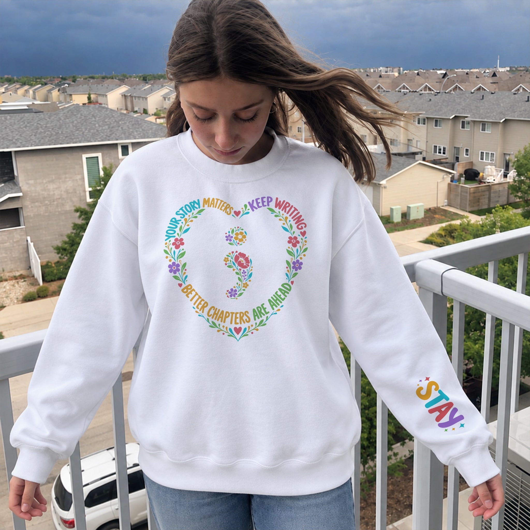 Better Chapters Sweater - White