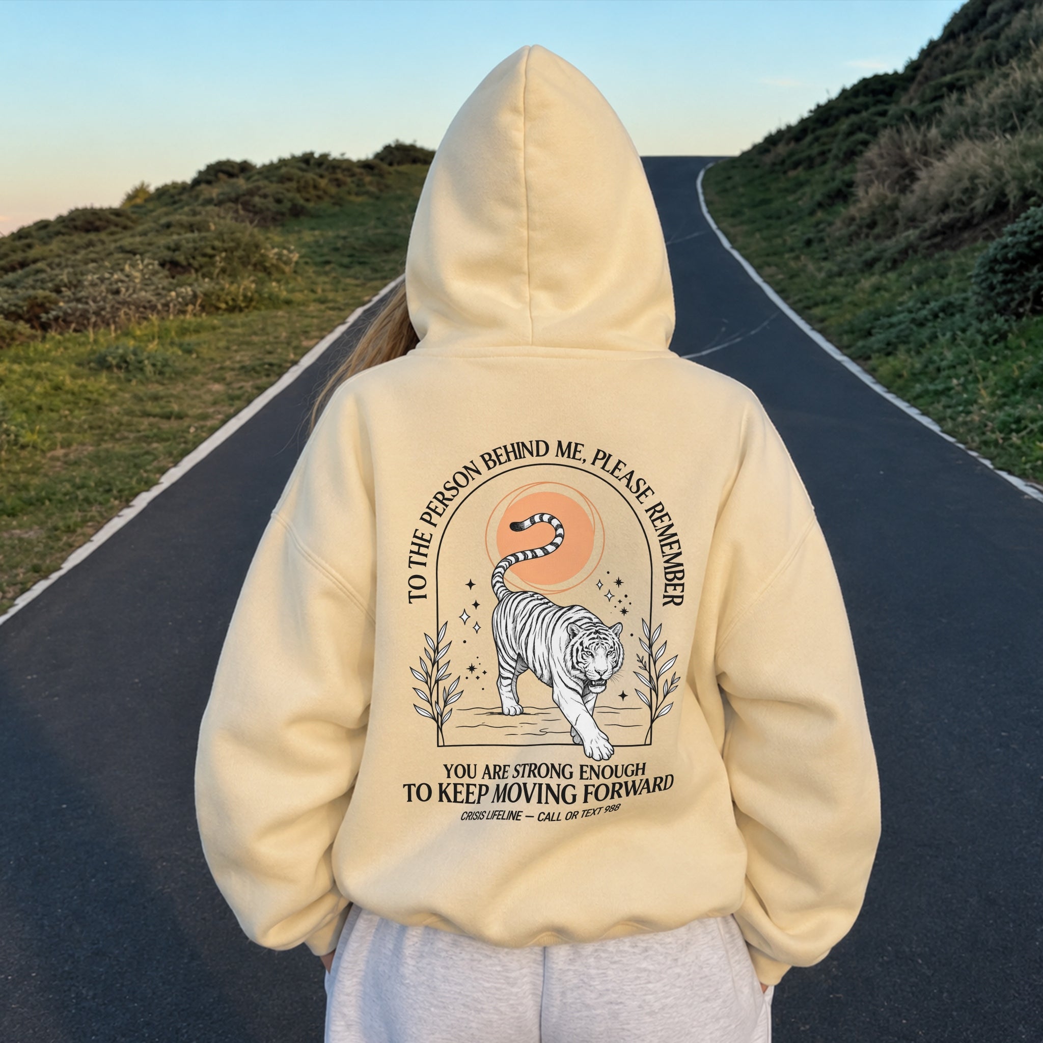 Dear Person Tiger Hoodie - Warm Sand