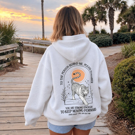 Dear Person Tiger Hoodie - White
