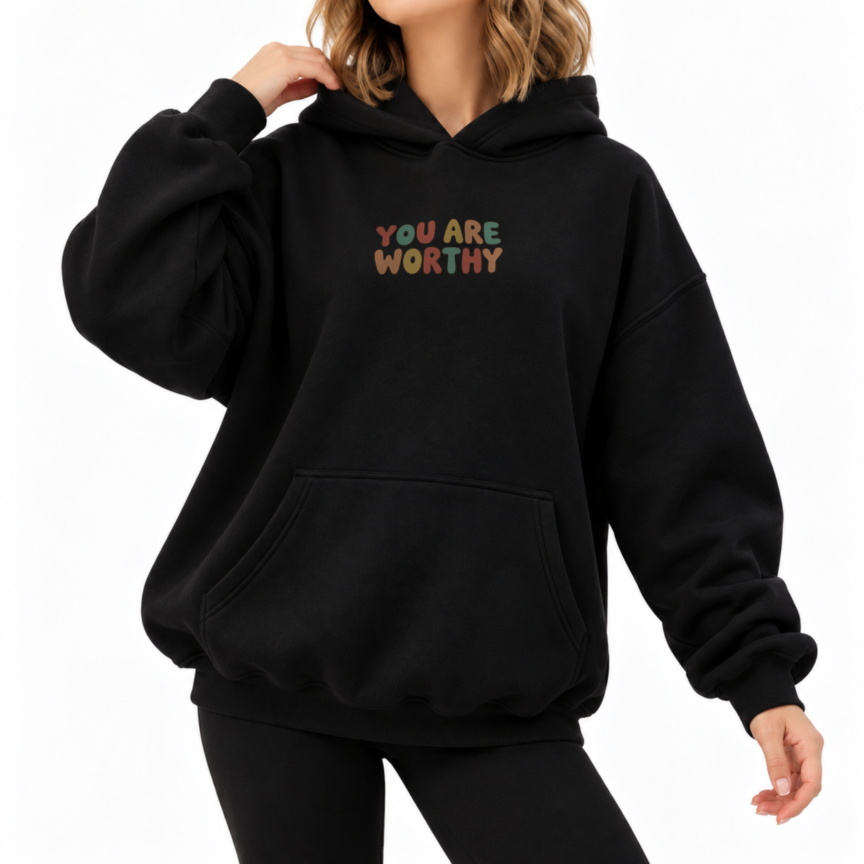 Easy To Love Hoodie - Black