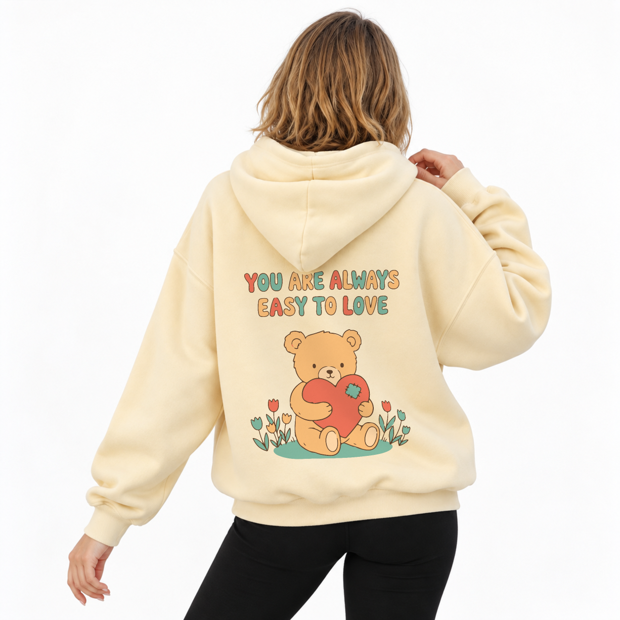Easy To Love Hoodie - Warm Sand