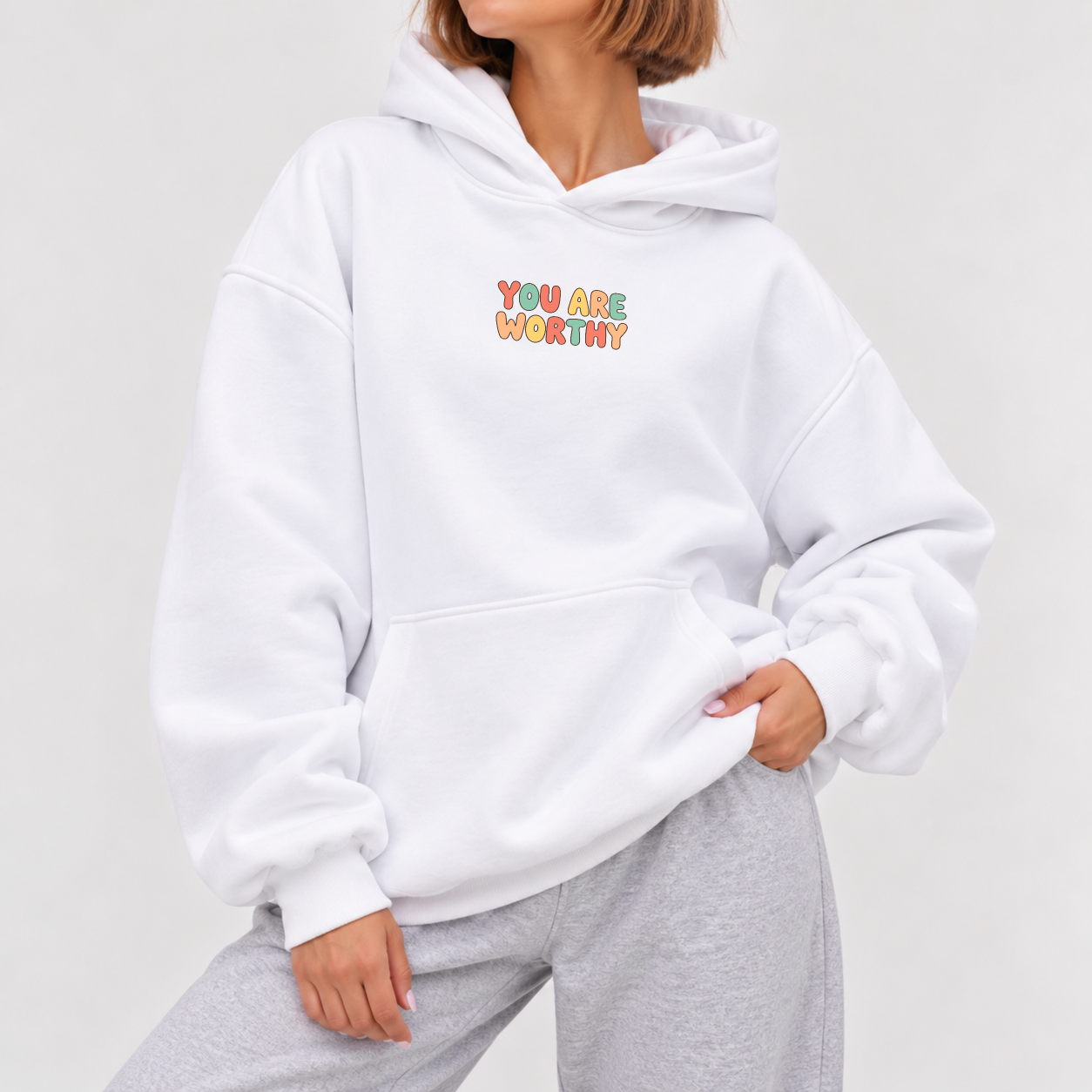 Easy To Love Hoodie - White