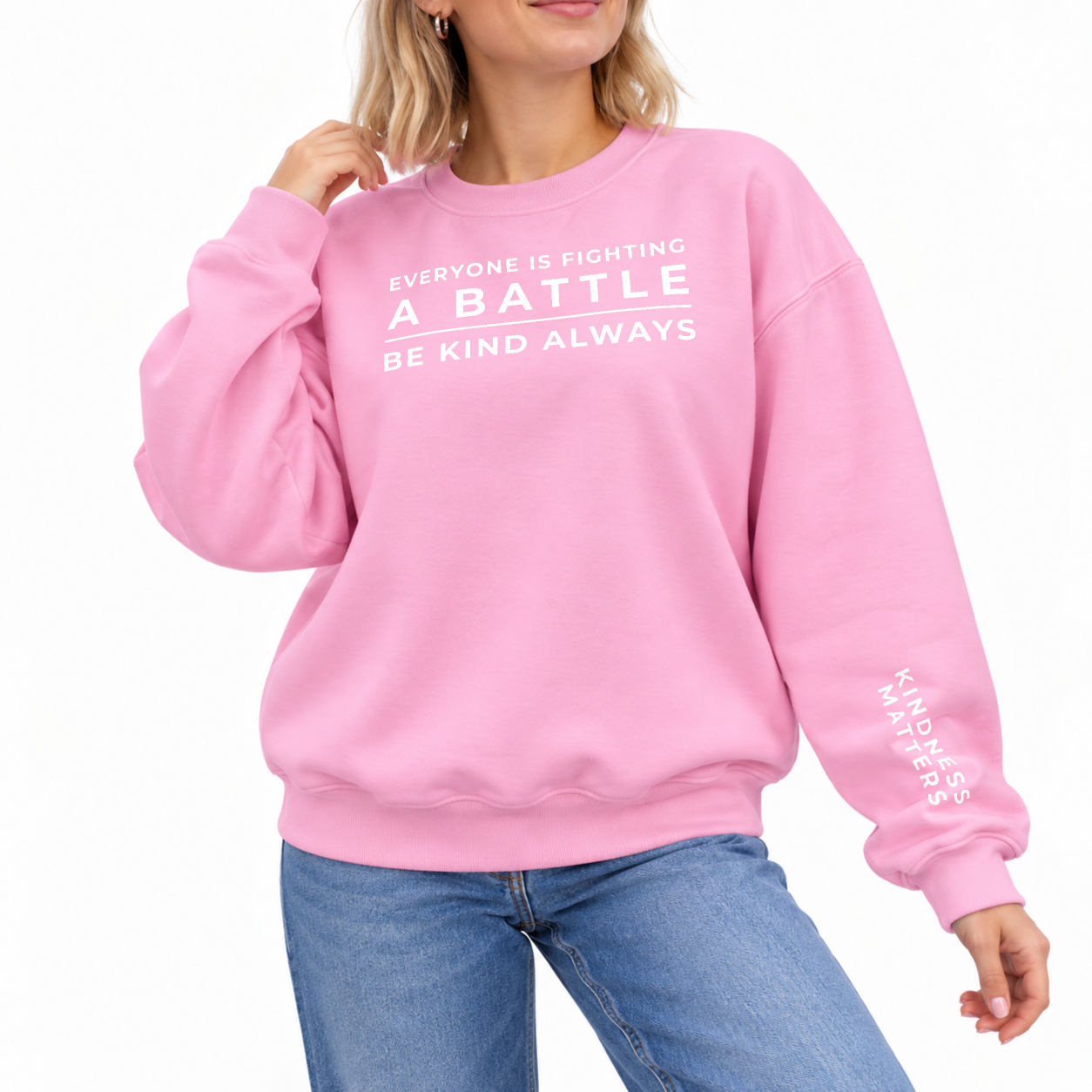 Hidden Battles Sweater - Bubblegum
