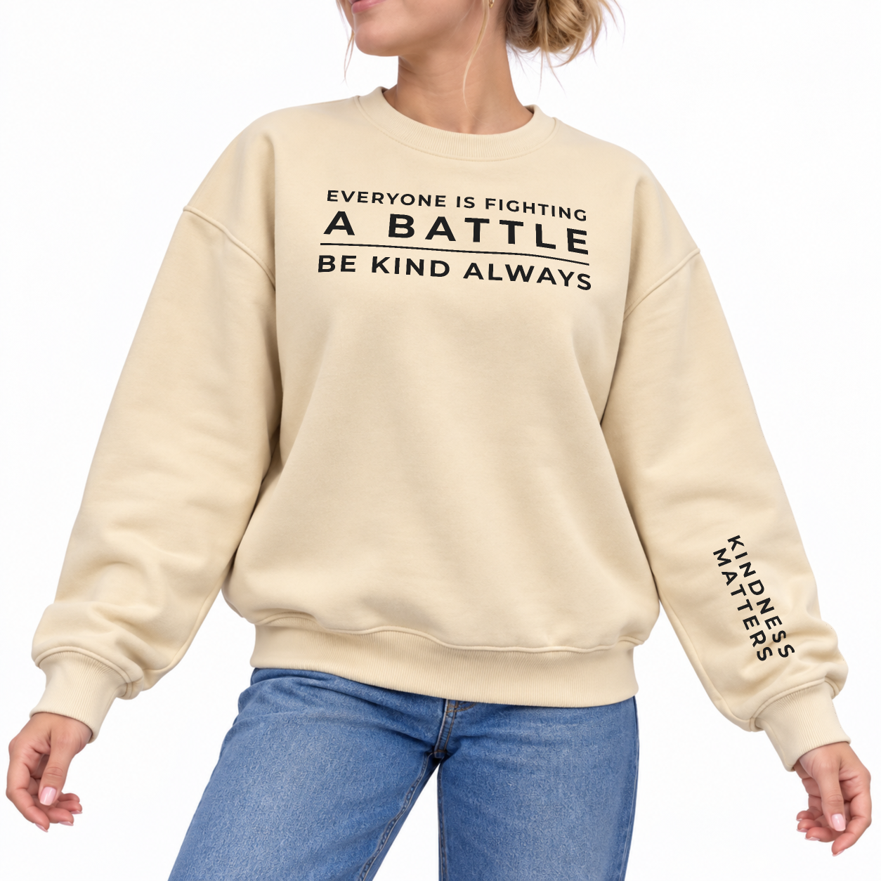 Hidden Battles Sweater - Warm Sand