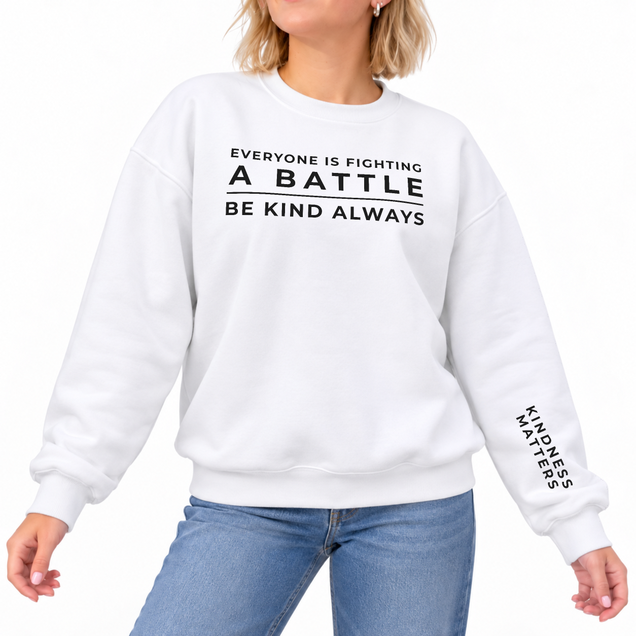 Hidden Battles Sweater - White