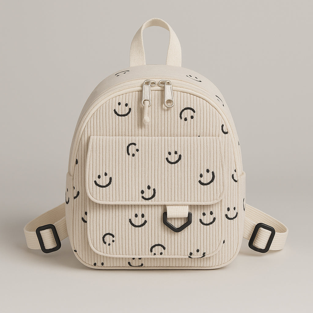 Corduroy Smile Backpack