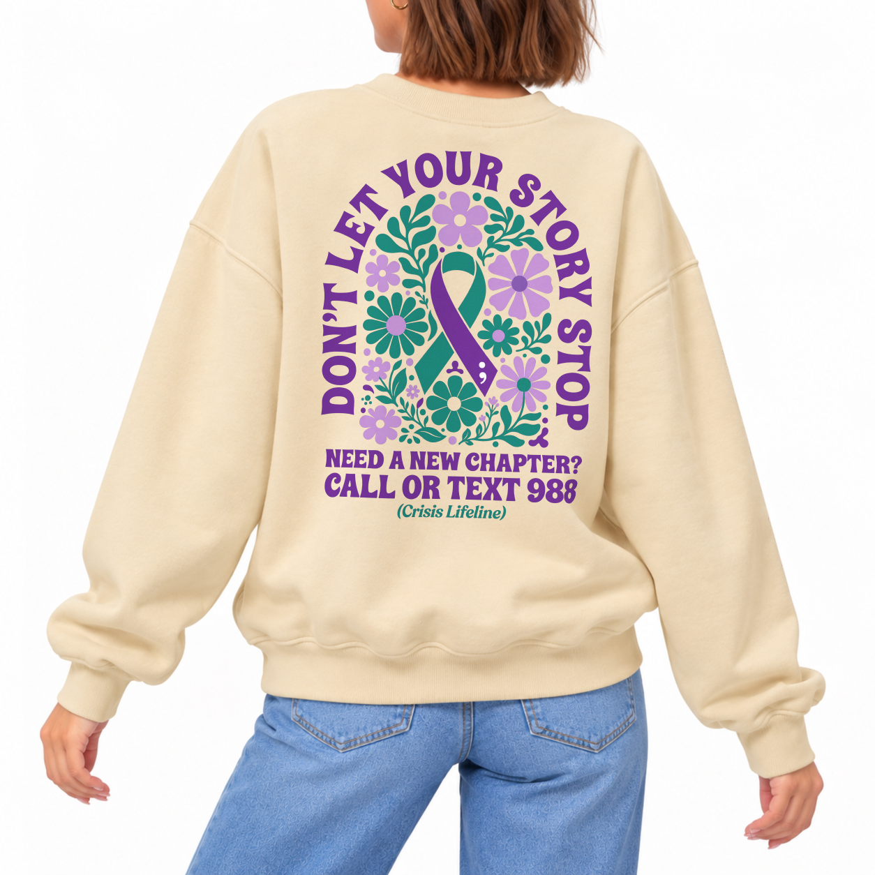 Keep Writing Sweater - Warm Sand