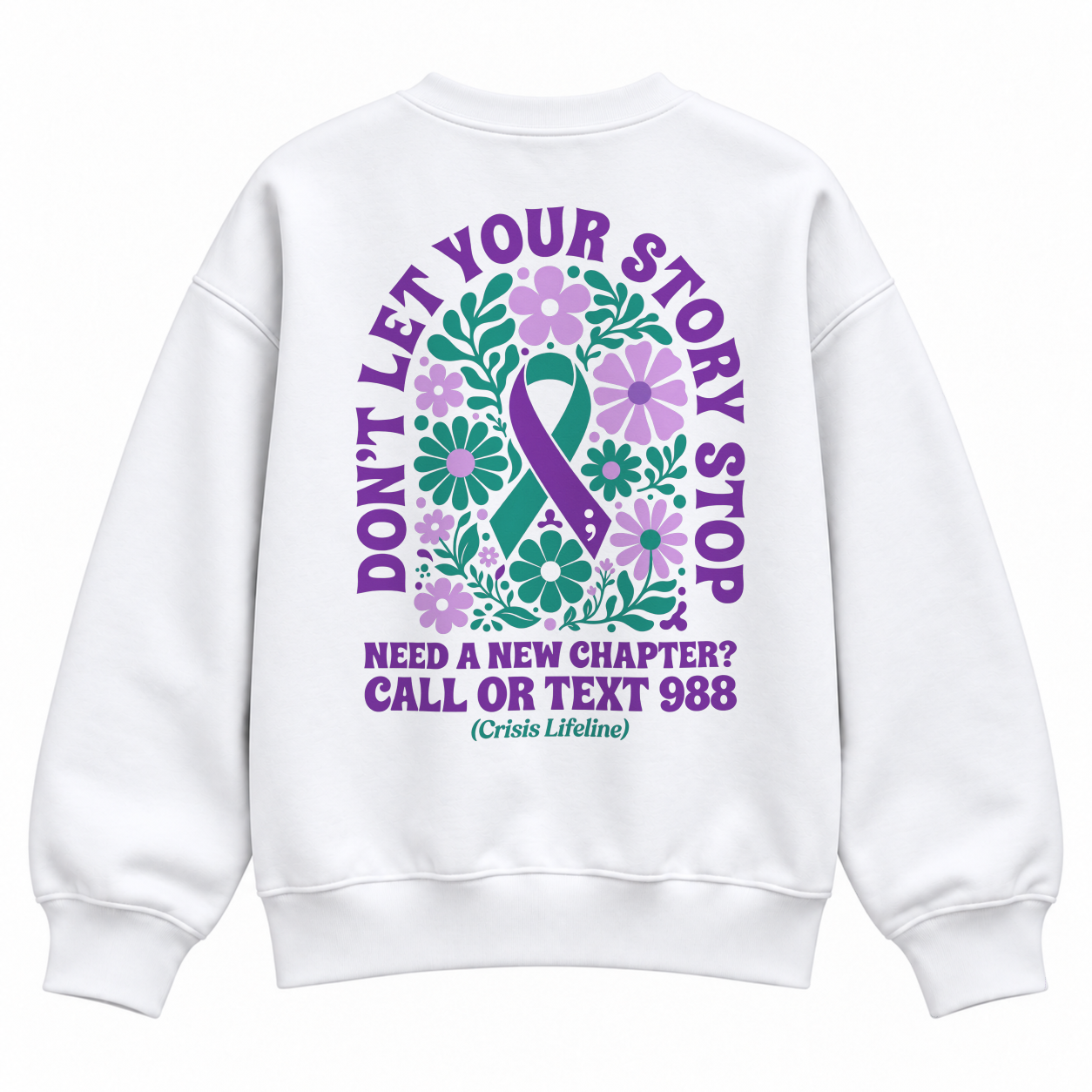 Keep Writing Sweater - White