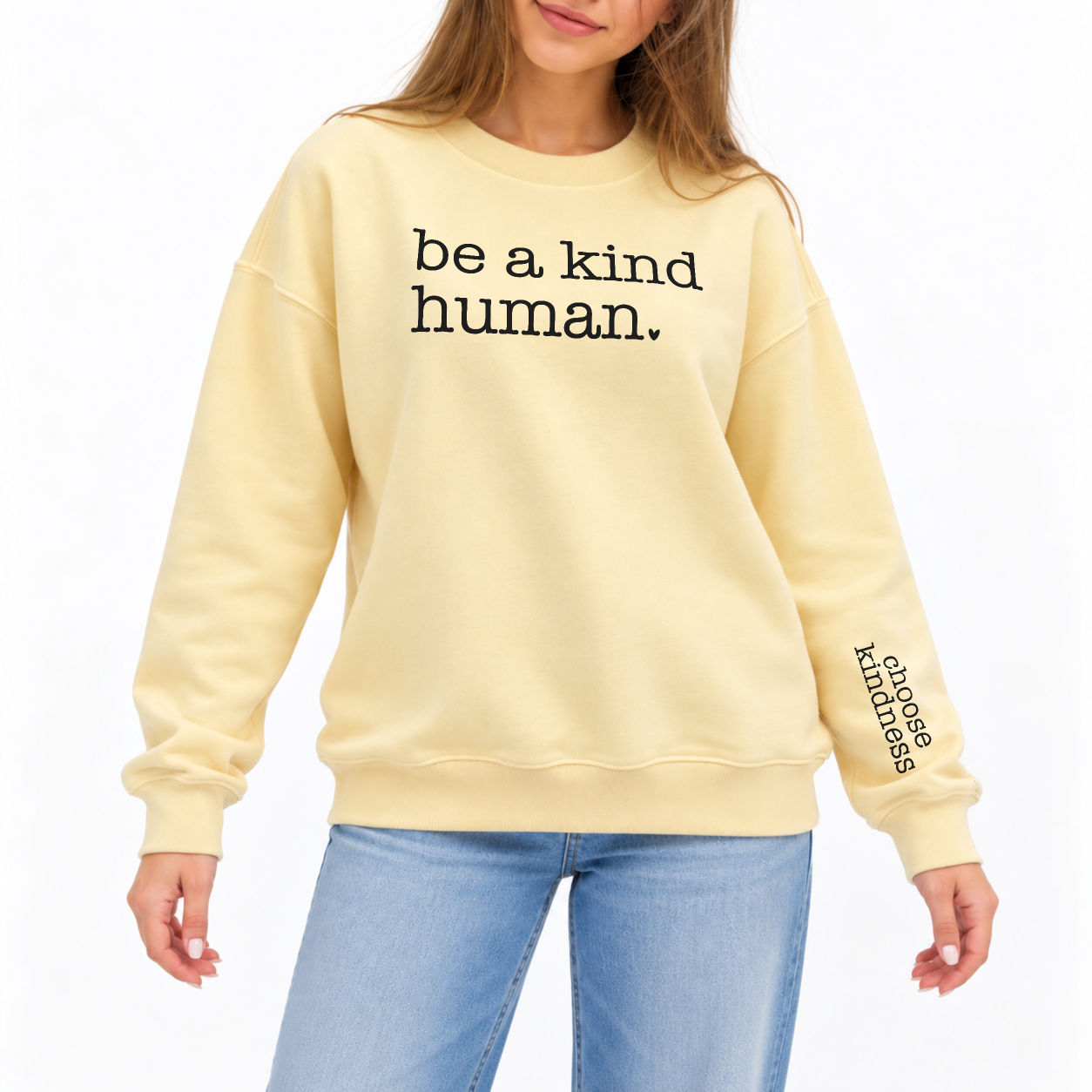 Kind Human Sweater - Warm Sand