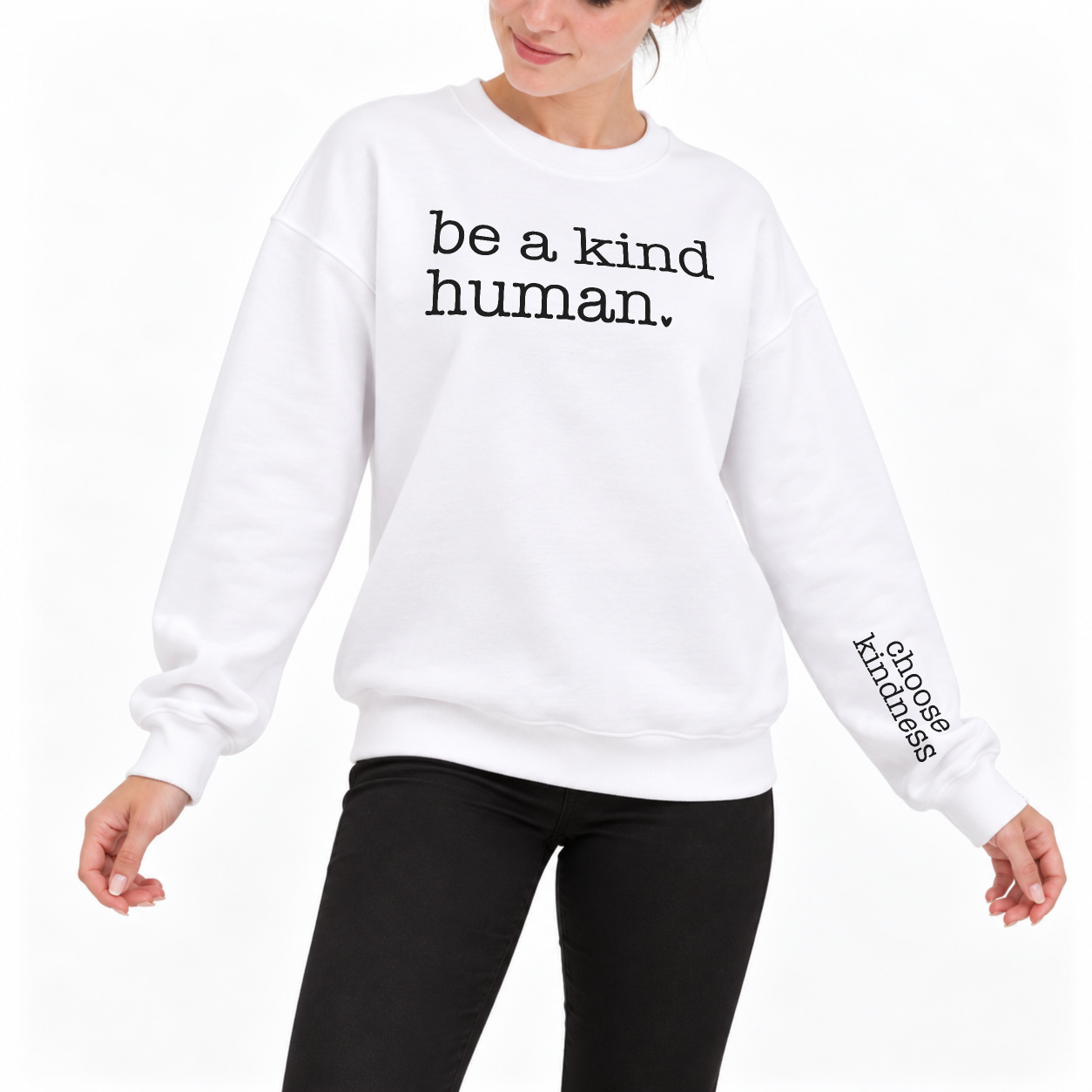 Kind Human Sweater - White