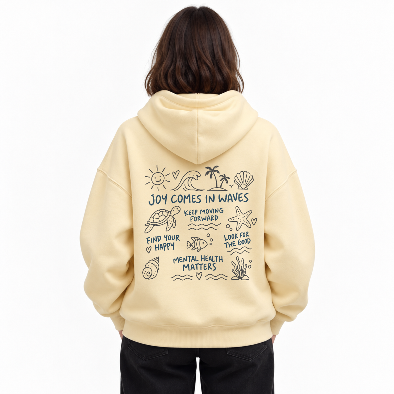 Ride The Wave Hoodie - Warm Sand