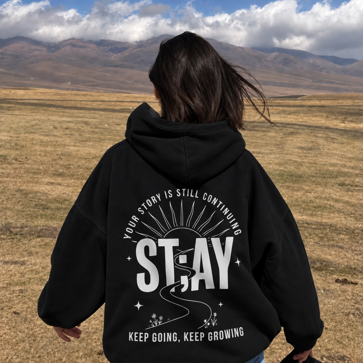 Still Continuing Hoodie - Black