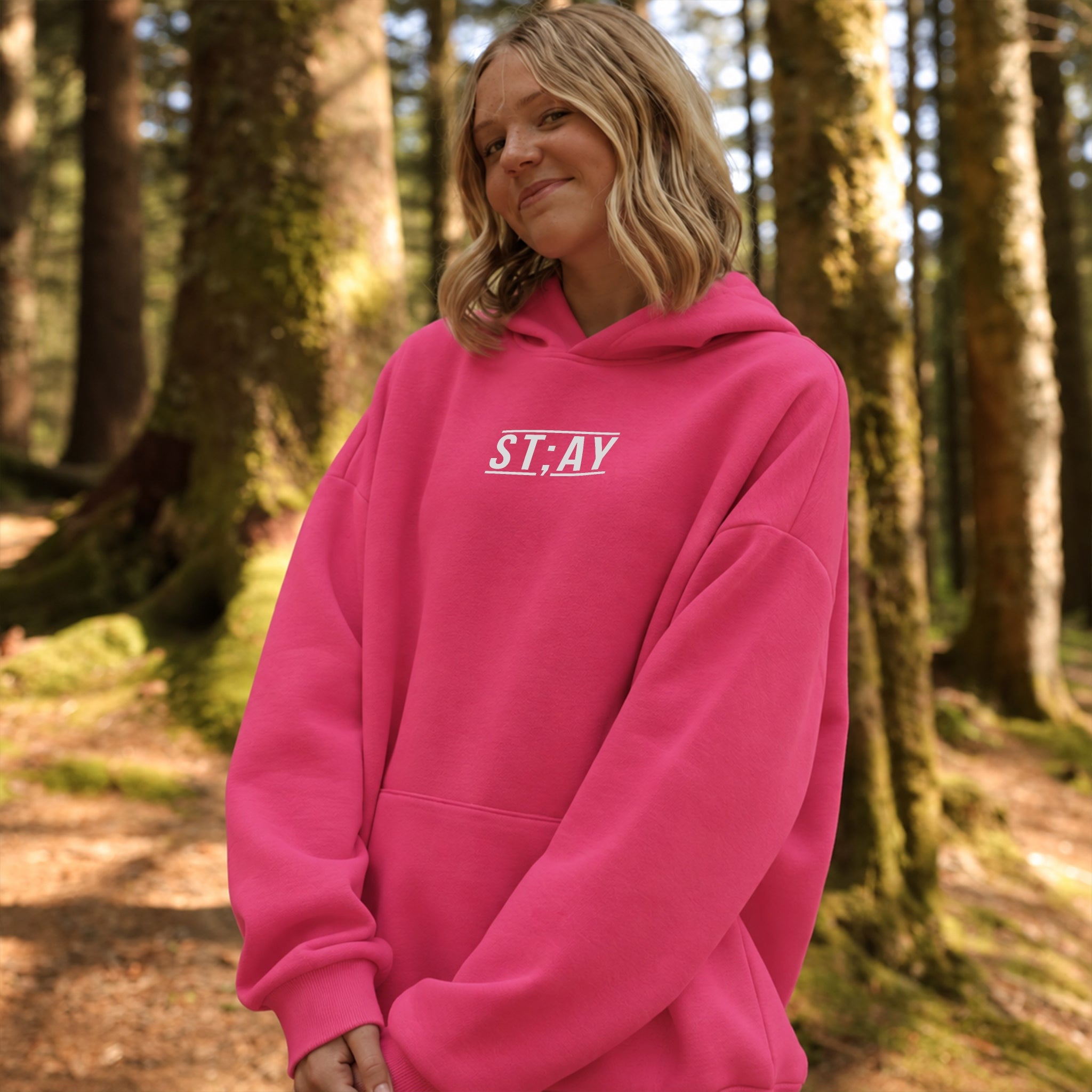 Still Continuing Hoodie - Bubblegum