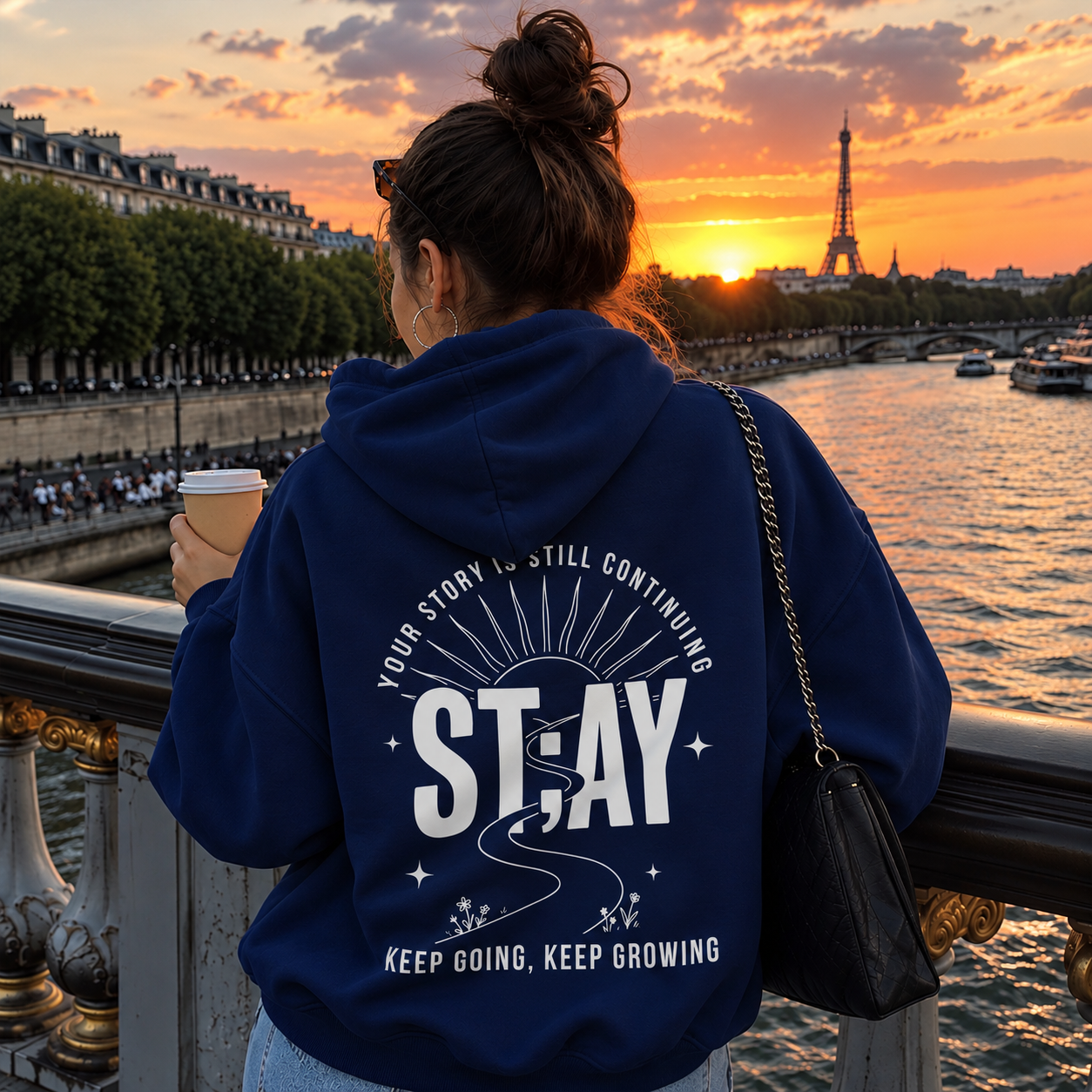 Still Continuing Hoodie - Navy