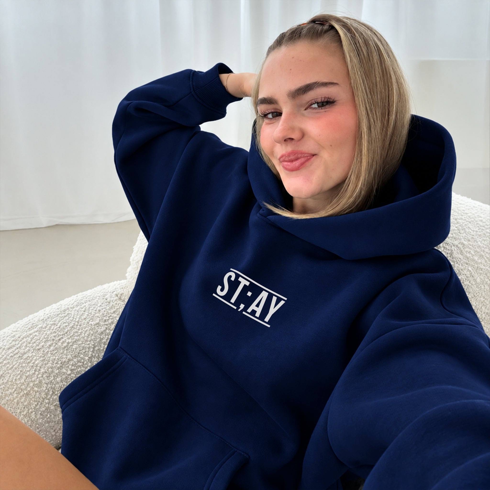 Still Continuing Hoodie - Navy