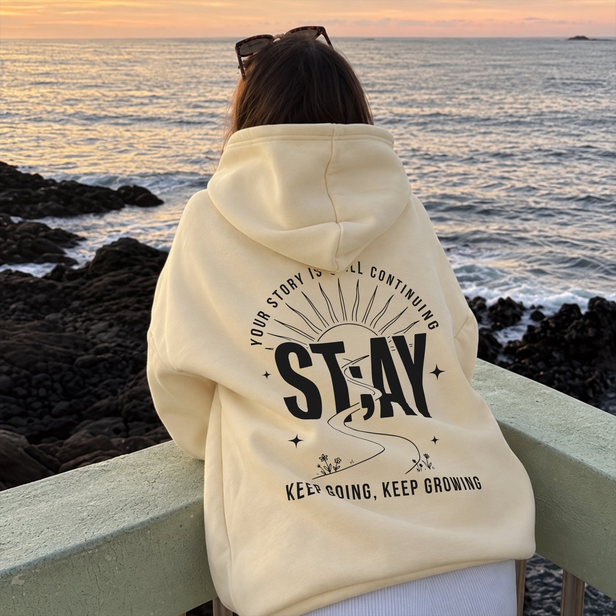 Still Continuing Hoodie - Warm Sand