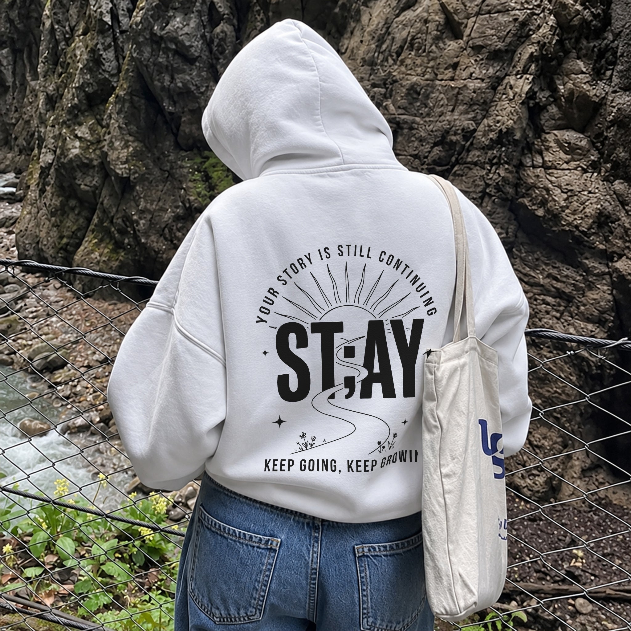 Still Continuing Hoodie - White