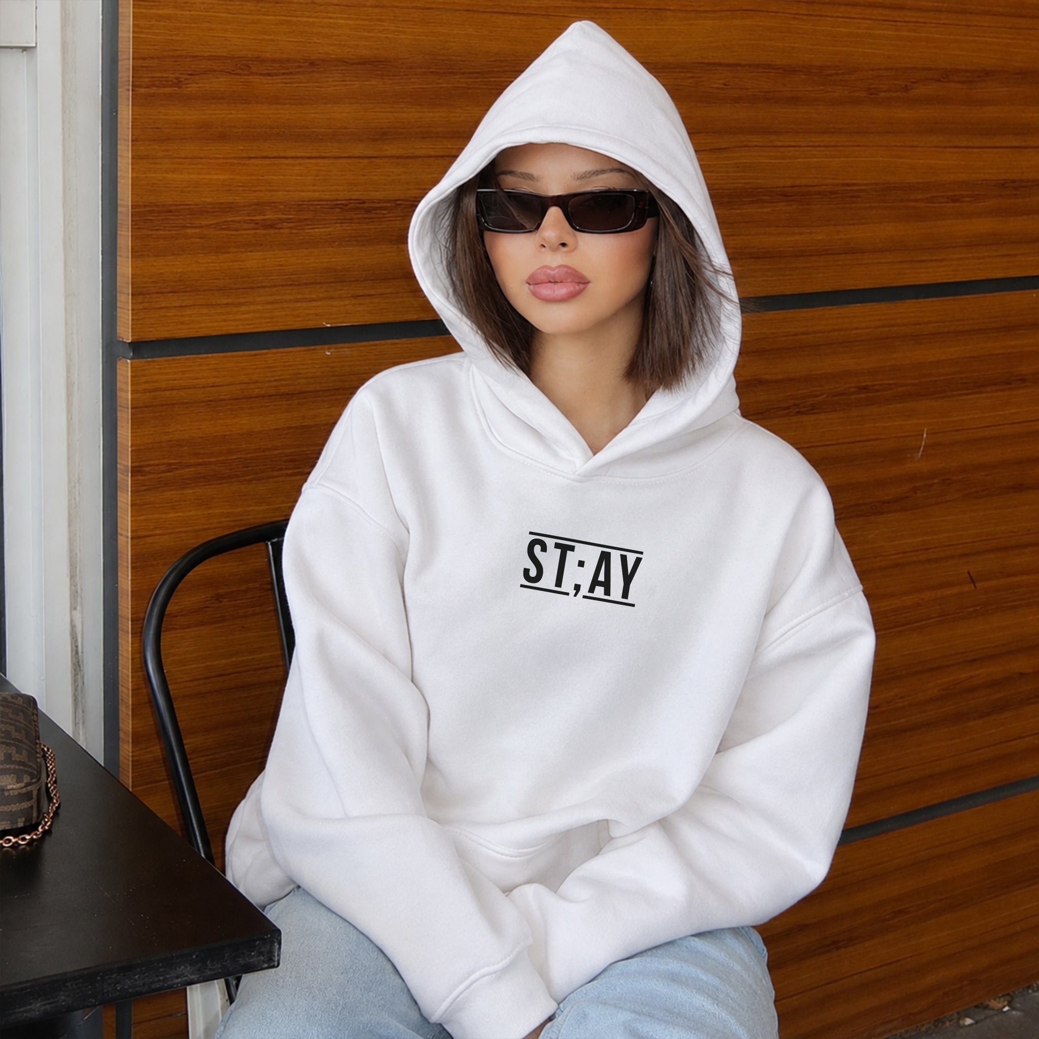 Still Continuing Hoodie - White
