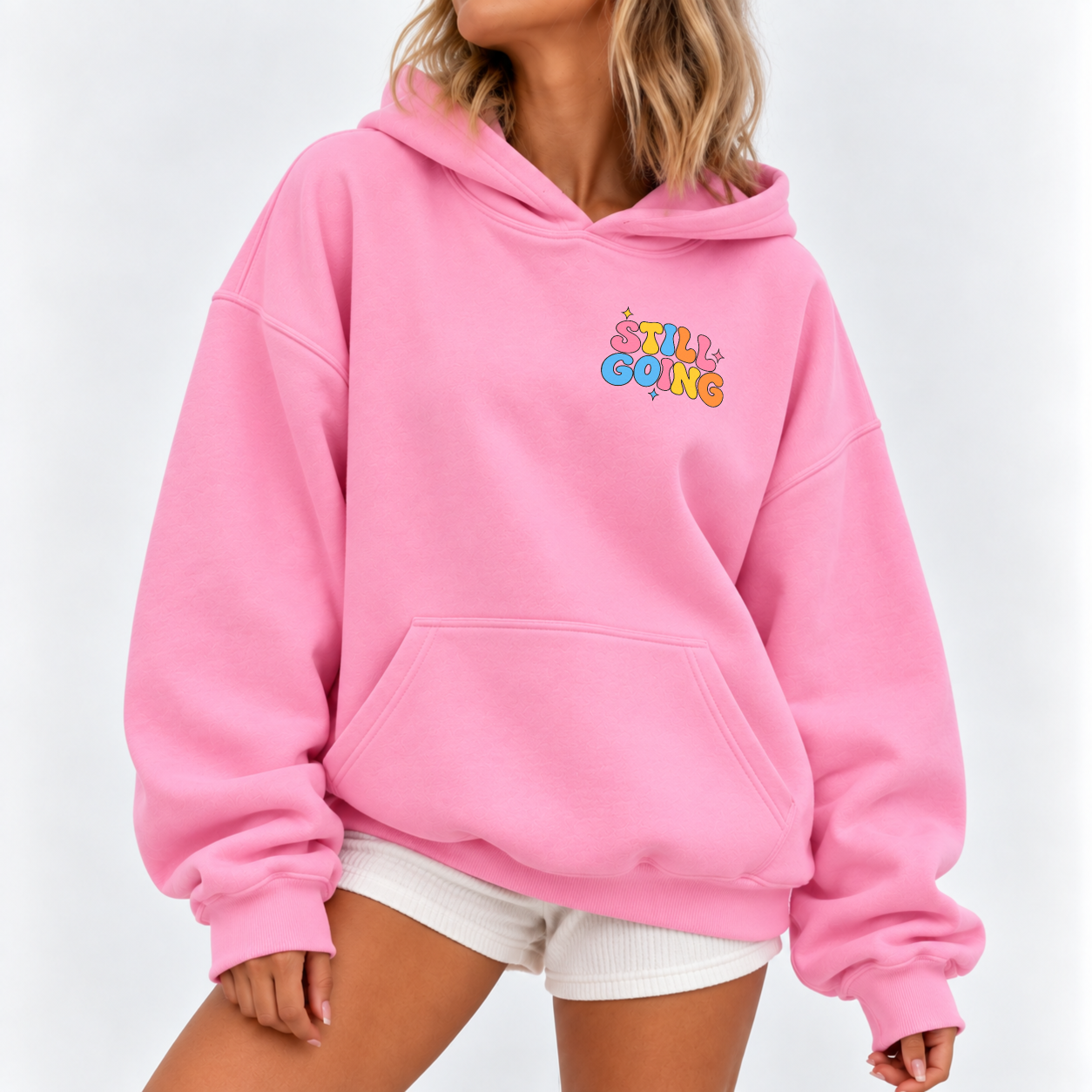 Still Going Hoodie - Bubblegum