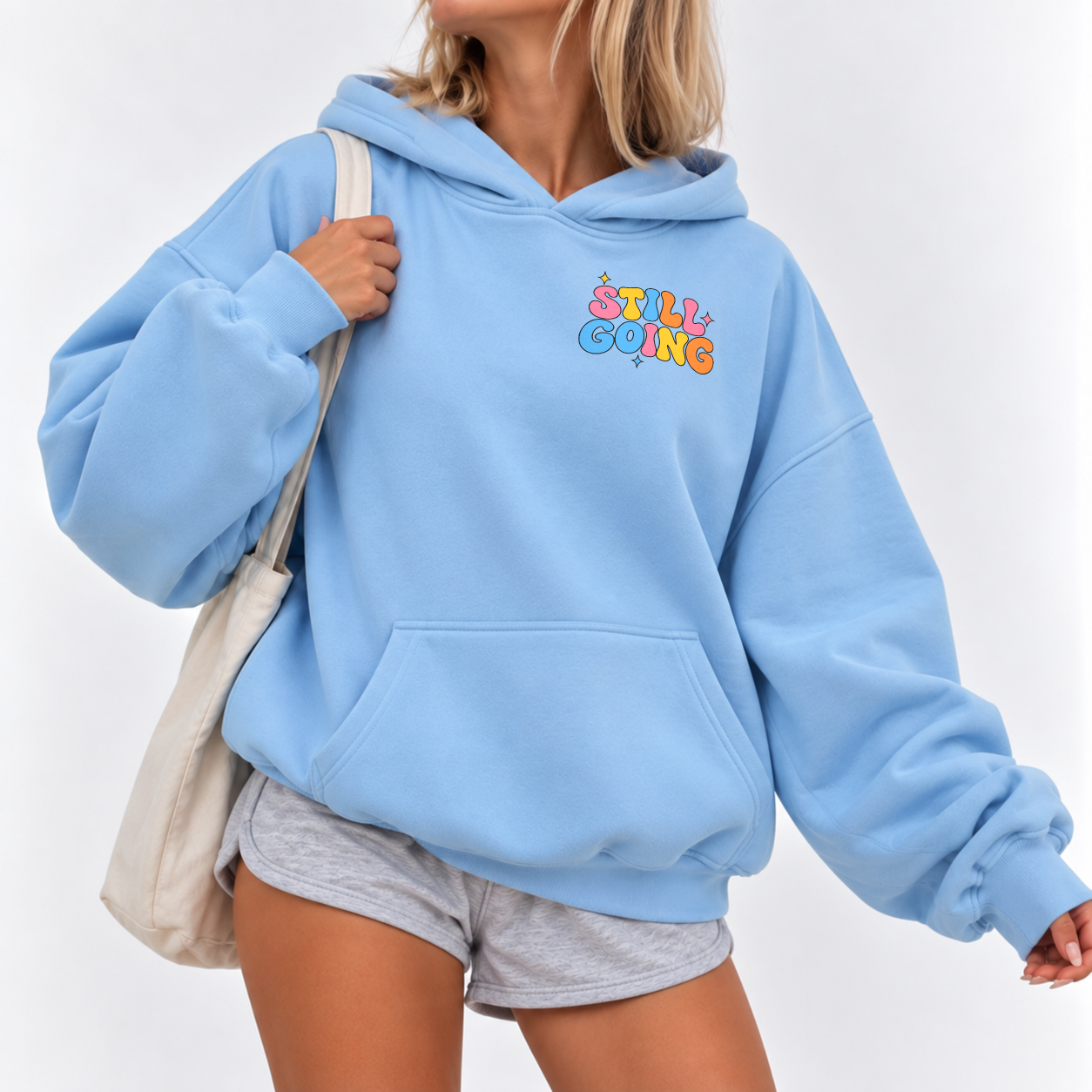Still Going Hoodie - Sky Blue