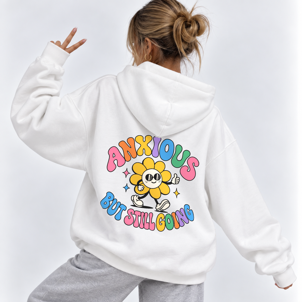 Still Going Hoodie - White