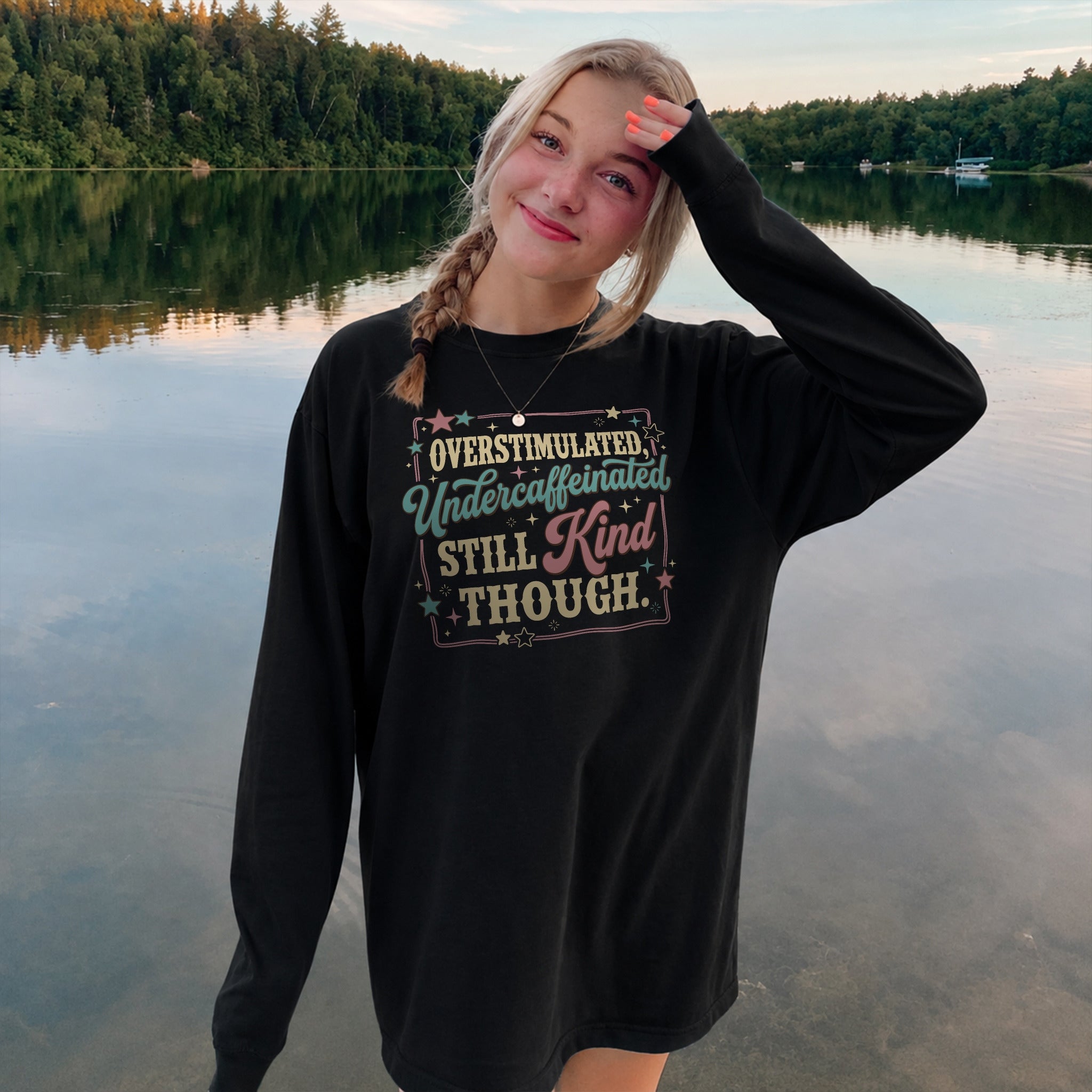 Still Kind Though Sweater - Black