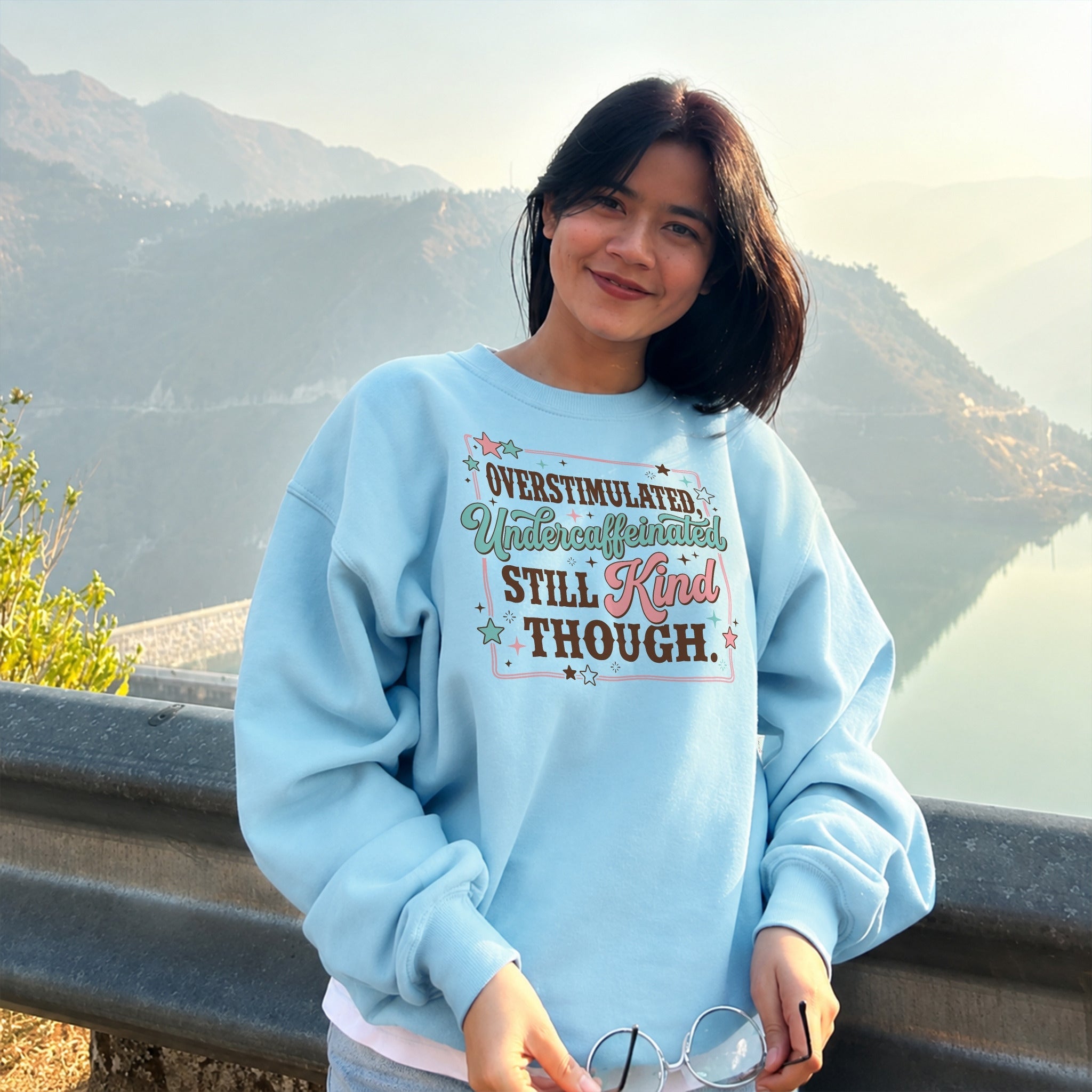 Still Kind Though Sweater - Sky Blue