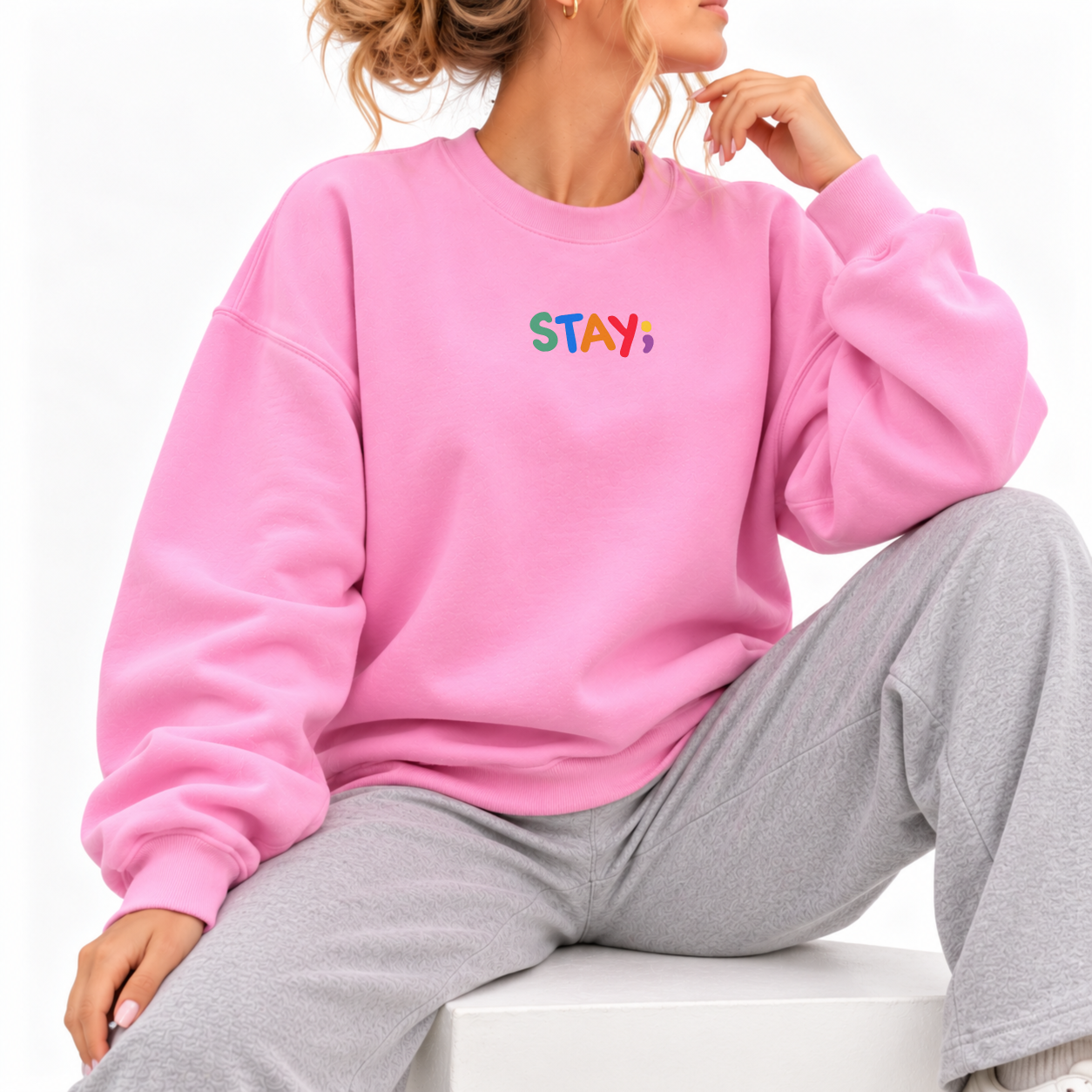 Still To Come Sweater - Bubblegum