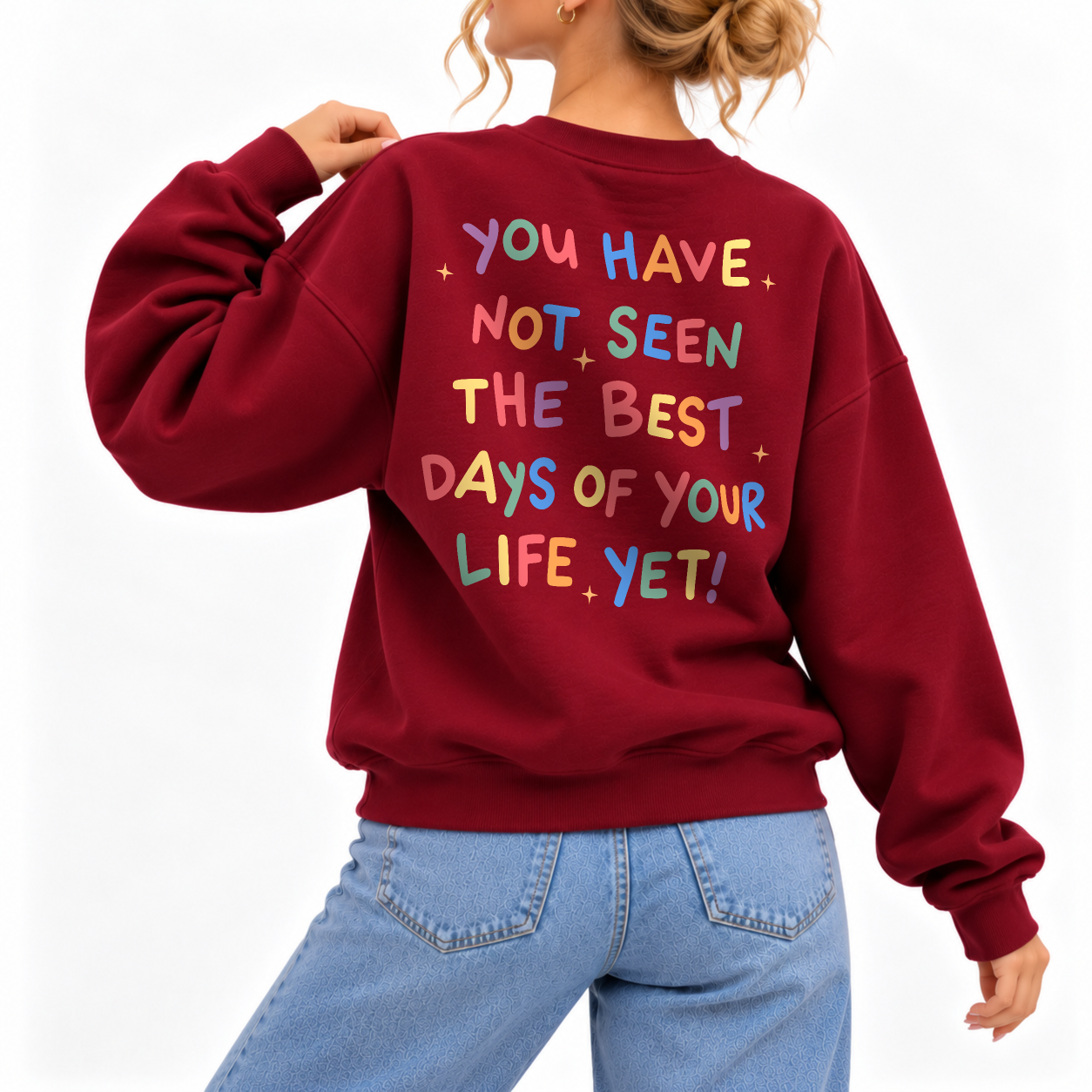 Still To Come Sweater - Burgundy