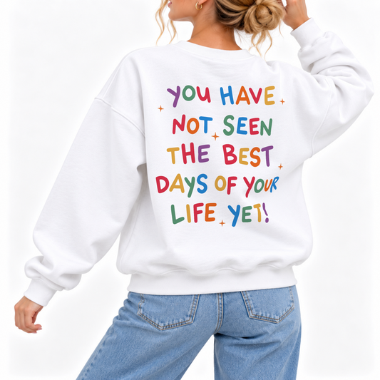 Still To Come Sweater - White