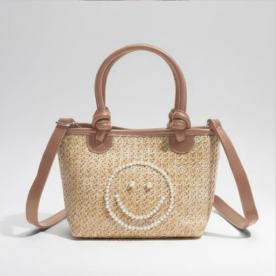 Straw Smile Bag
