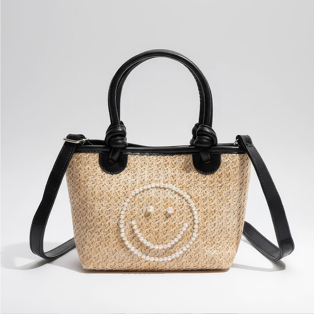 Straw Smile Bag