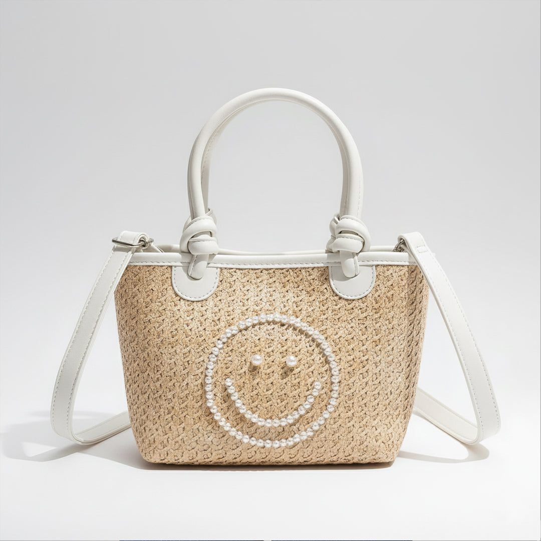 Straw Smile Bag