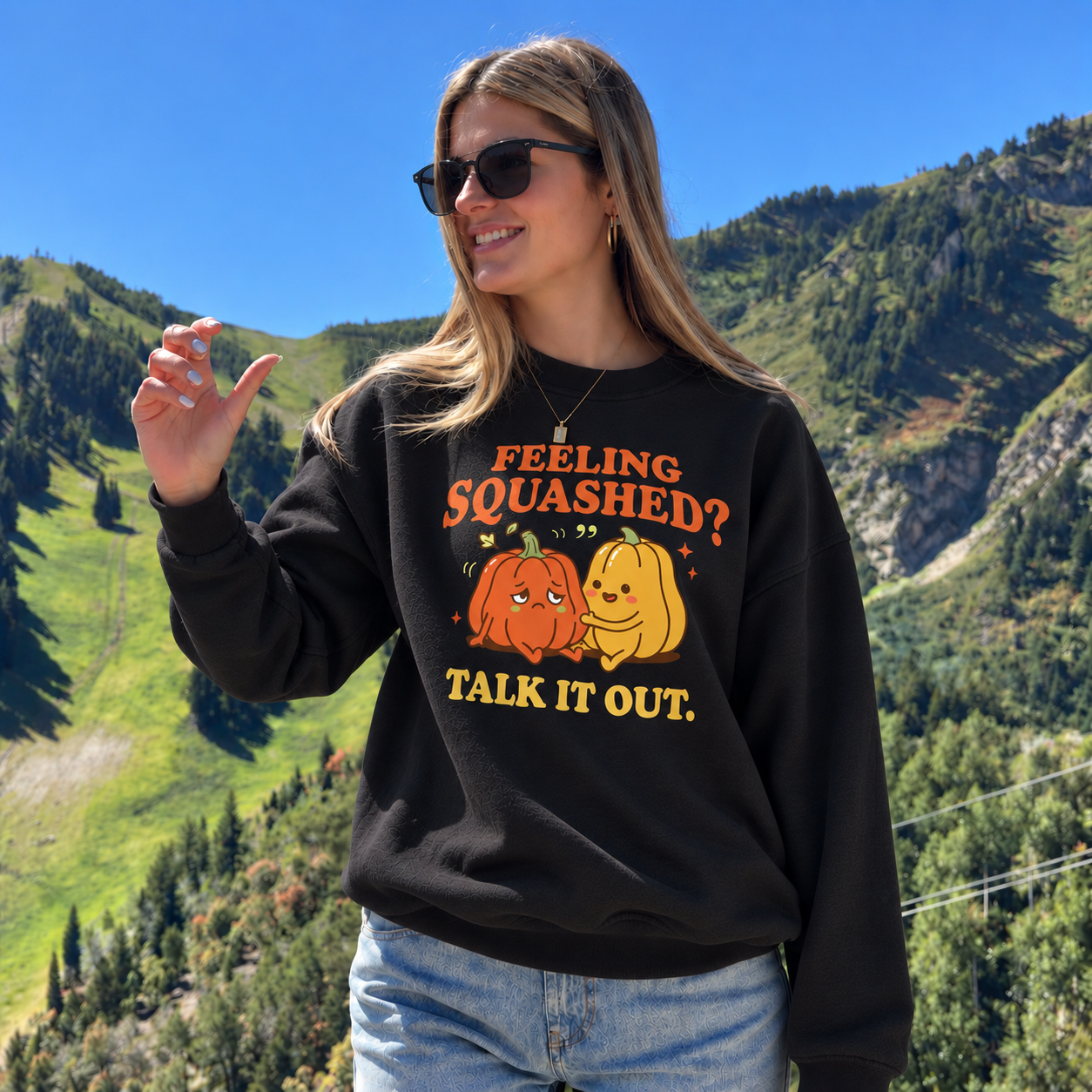 Talk It Out Sweater - Black