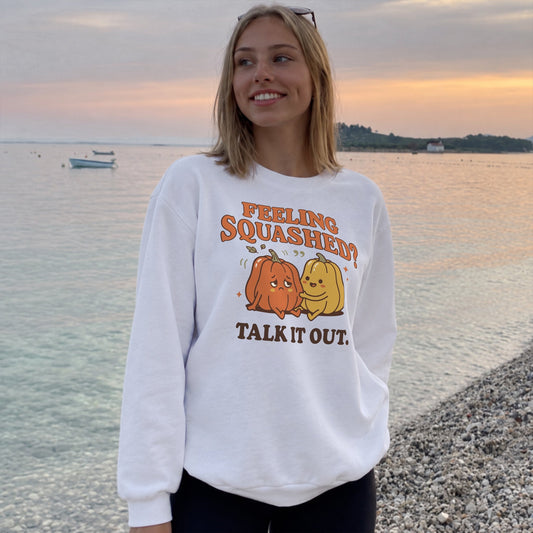 Talk It Out Sweater - White
