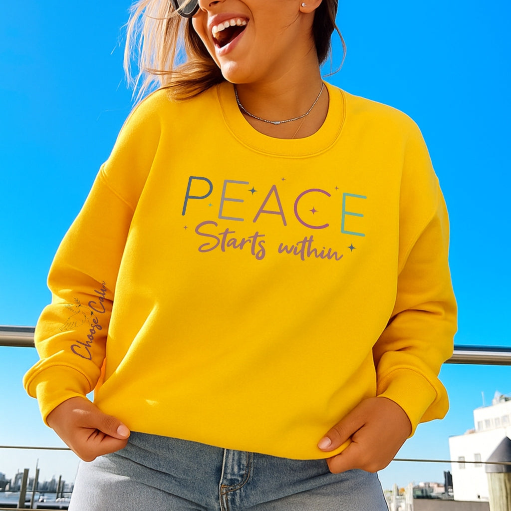Peace Starts Within Sweater