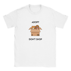 Adopt Don't Shop T-Shirt - White